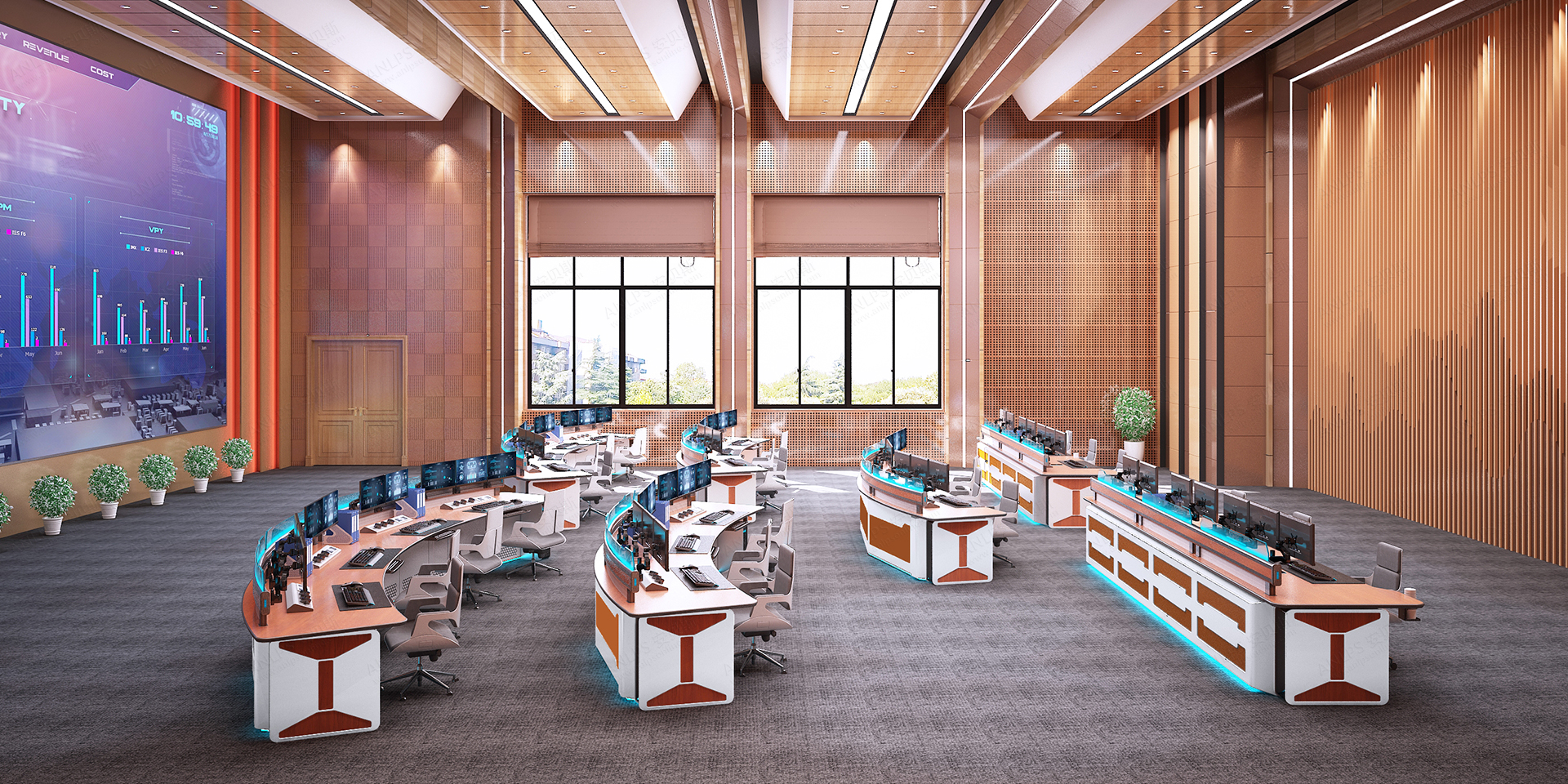 主控桌，监控调度台，专用控制台